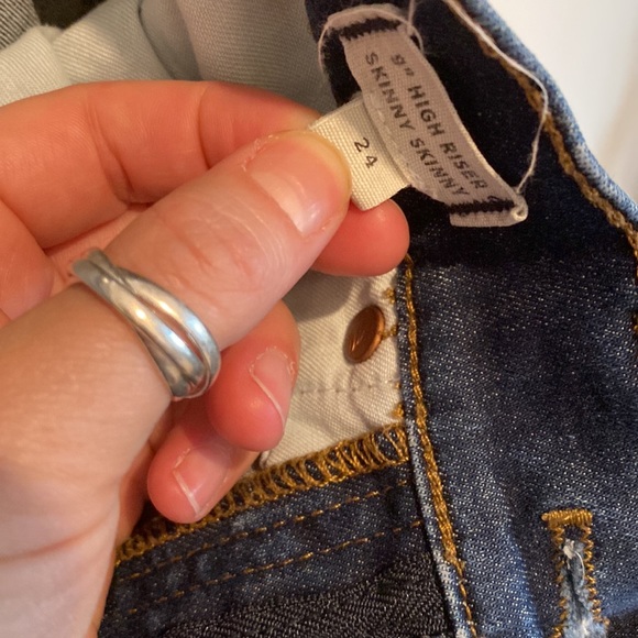 Madewell 9 in High Riser Skinny Skinny size 24 - Picture 4 of 11